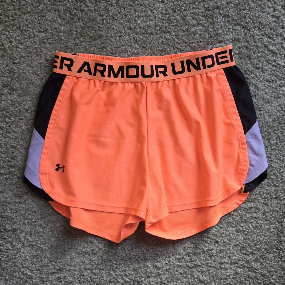 Under Armour Play Up Side Stripe Shorts - Picture 2 of 4